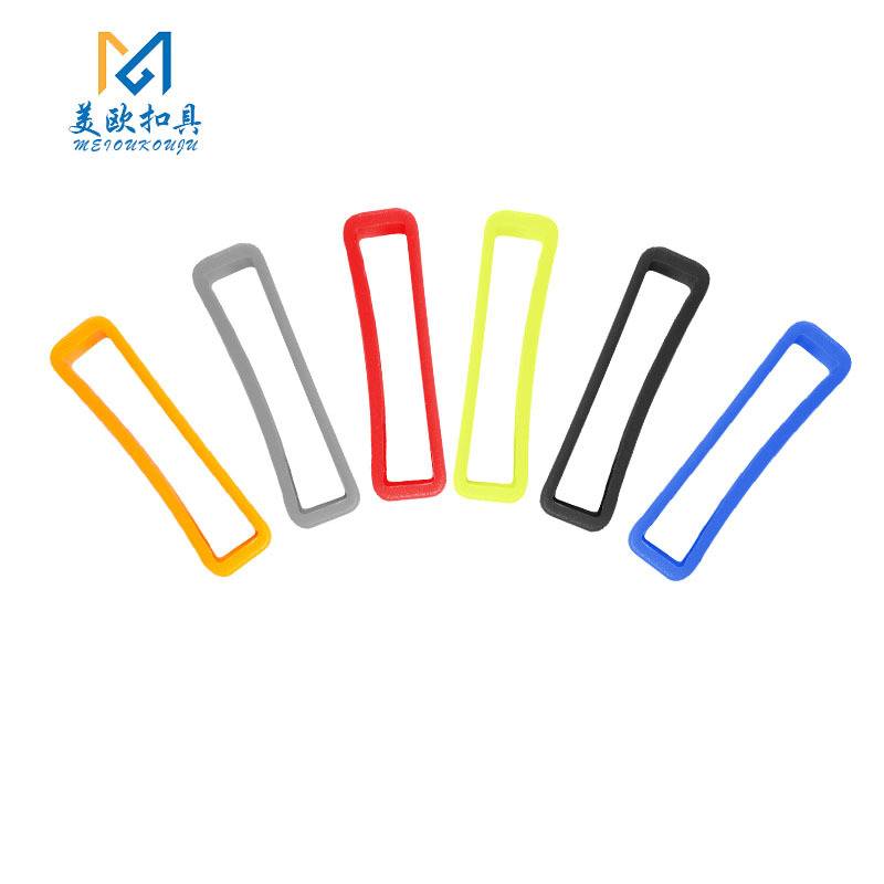 Factory Direct Supply Plastic Square Buckle Collar Webbing Adjustment Buckle Pet Bag Handbag Accessories Mouth Buckle