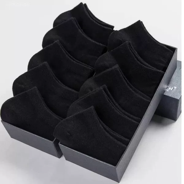 Black and white gray socks [Black]