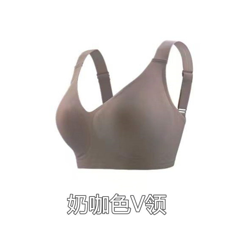 女性用プラスサイズ下着、大きな胸、小さな胸、薄い、たるみ防止、調節可能な胸縮小、ノンワイヤーブラジャー|undefined