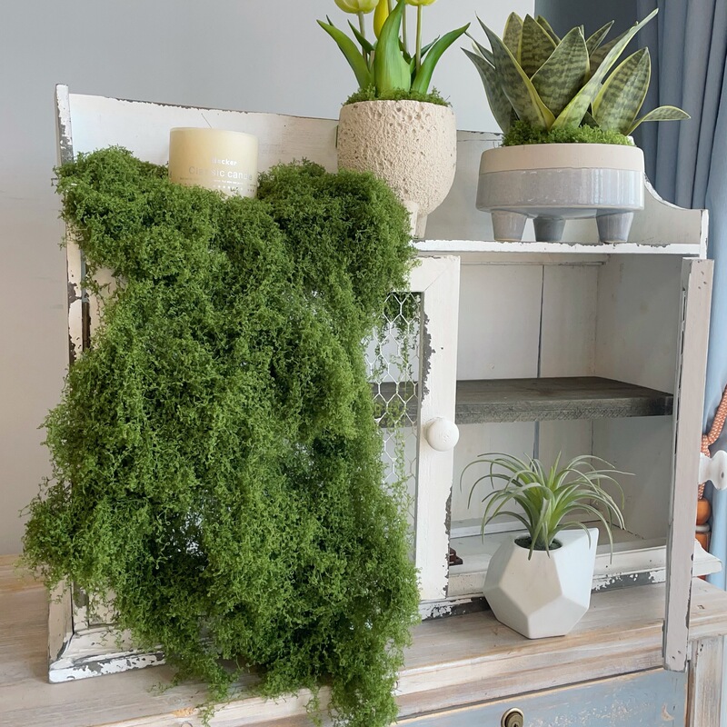 Window DIY soft outfit landscaping micro landscape interior art decorative flocking Moss block Moss skin Moss block Window DIY soft outfit landscaping micro landscape interior art decorative flocking Moss block Moss skin Moss block