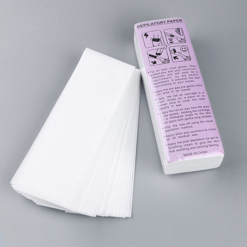 Hair removal wax non-woven cloth, increased thickness 3
