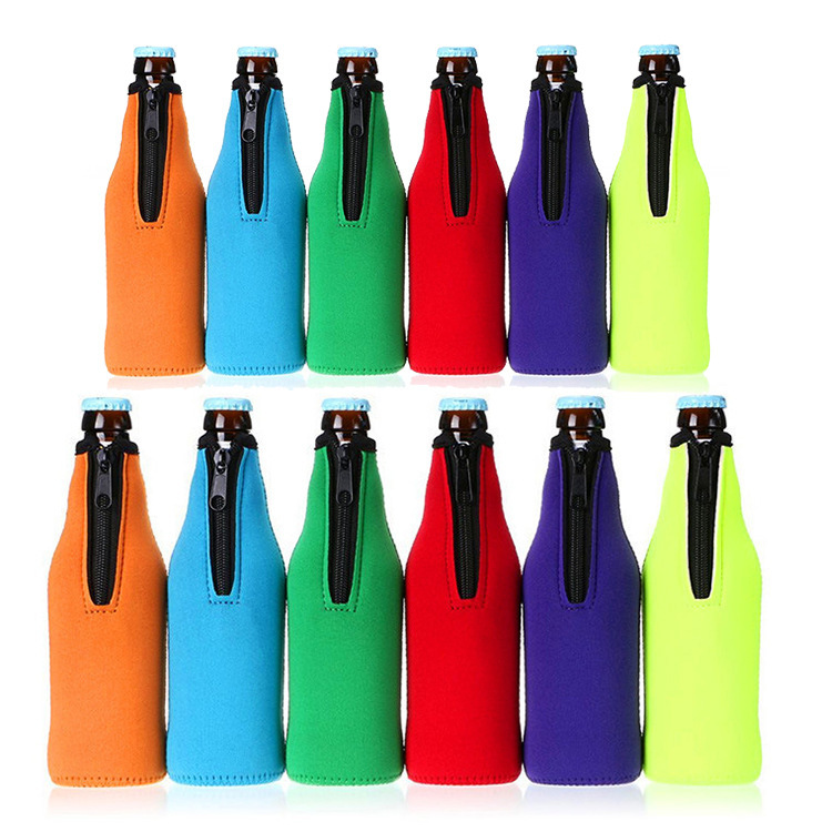 Neoprene Zipper Beer Bottle Bag 3mm Diving Material Wine Bottle Sleeve Cup Sleeve Can Be Customized with Logo Neoprene Zipper Beer Bottle Bag 3mm Diving Material Wine Bottle Sleeve Cup Sleeve Can Be Customized with Logo
