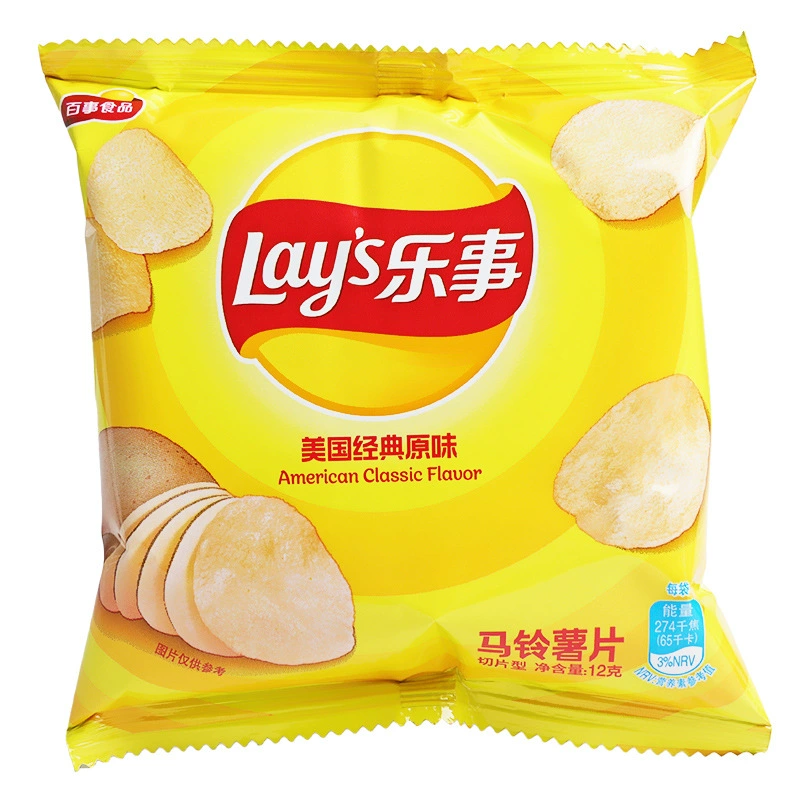 Чипсы Lay's картофельные 12 г*100 пакетиков маленькие пачки оптовые офисные перекусы оптовая вся коробка воздушные перекусы