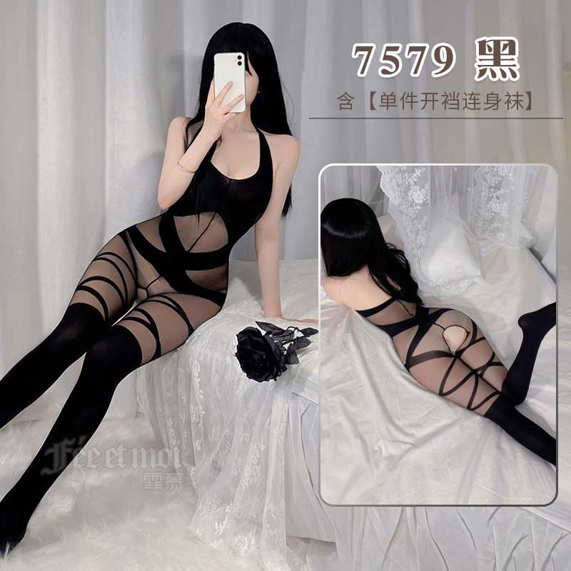 Feimu See-Through Fork Bondage Open Stockings Sexy Fun Intercourse Auxiliary Intimates Adult Products 7579 Wholesale Feimu See-Through Fork Bondage Open Stockings Sexy Fun Intercourse Auxiliary Intimates Adult Products 7579 Wholesale