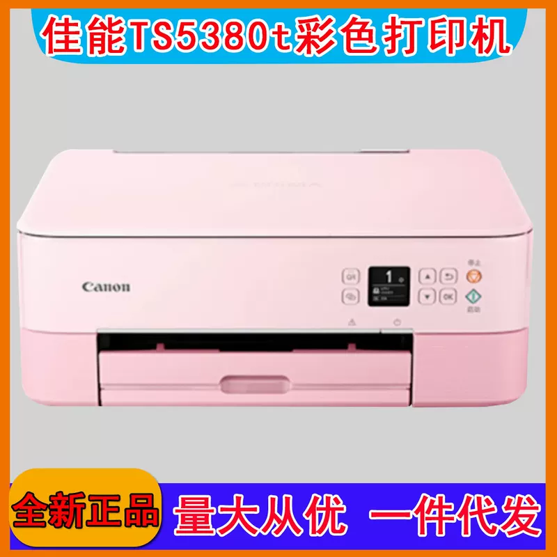 Принтер Canon TS5380T многофункциональный цветной, мобильная беспроводная печать, для дома и студентов
