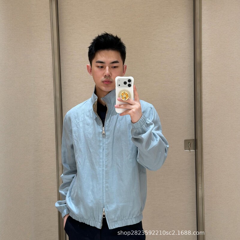 Nanyou High-End 2026 Linen Men's Pilot Jacket, Versatile Autumn Men's Clothing, Bulk Purchase Available, One-Piece Dropshipping Available