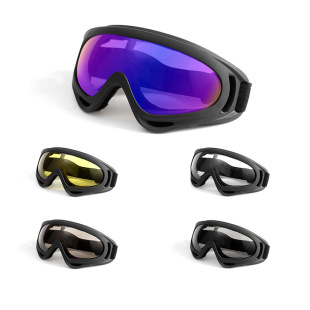 X400 Off-Road Goggles Dust-Proof and Splash-Proof Goggles Cross-Border Motorcycle Cycling Windproof Goggles Ski Anti-Splash Goggles