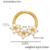 T006-gold nose ring