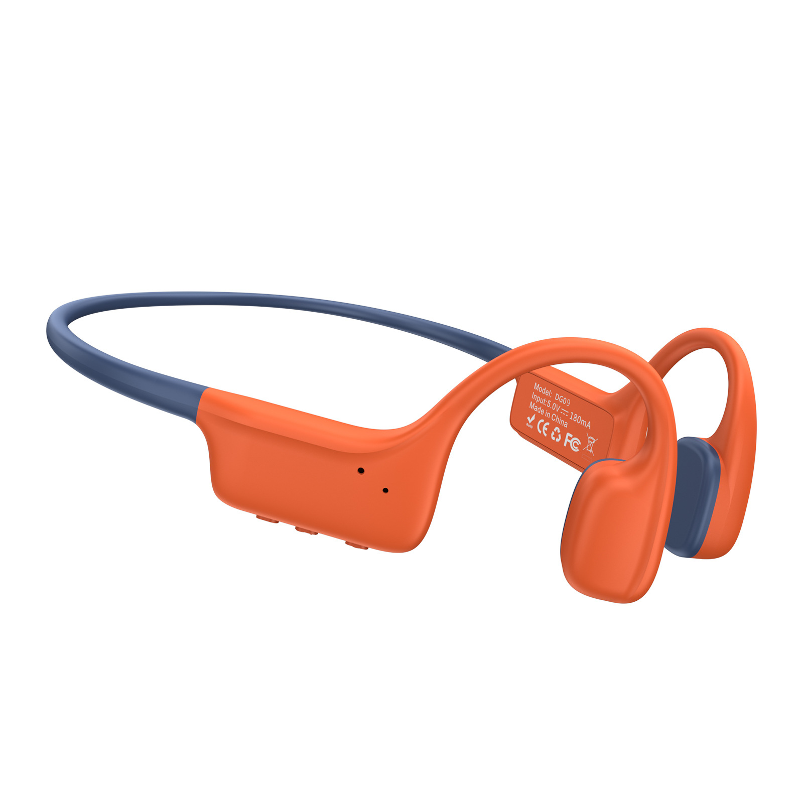 Nuevo transfronterizo conducción ósea nadador auriculares Bluetooth 32G memoria inalámbrica deportiva doble oreja colgante oreja correr