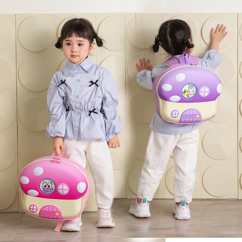 Jardín de infantes mochila de cáscara dura de 3 - 5 años de edad, mochila de niños, niñas y niños, mochila escolar de cáscara de huevo 4