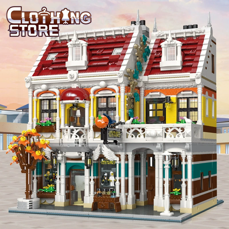 Juèing 89131 Магазин одежды Scenic Building Blocks Малые гранулы Пластик Пластик Пластик