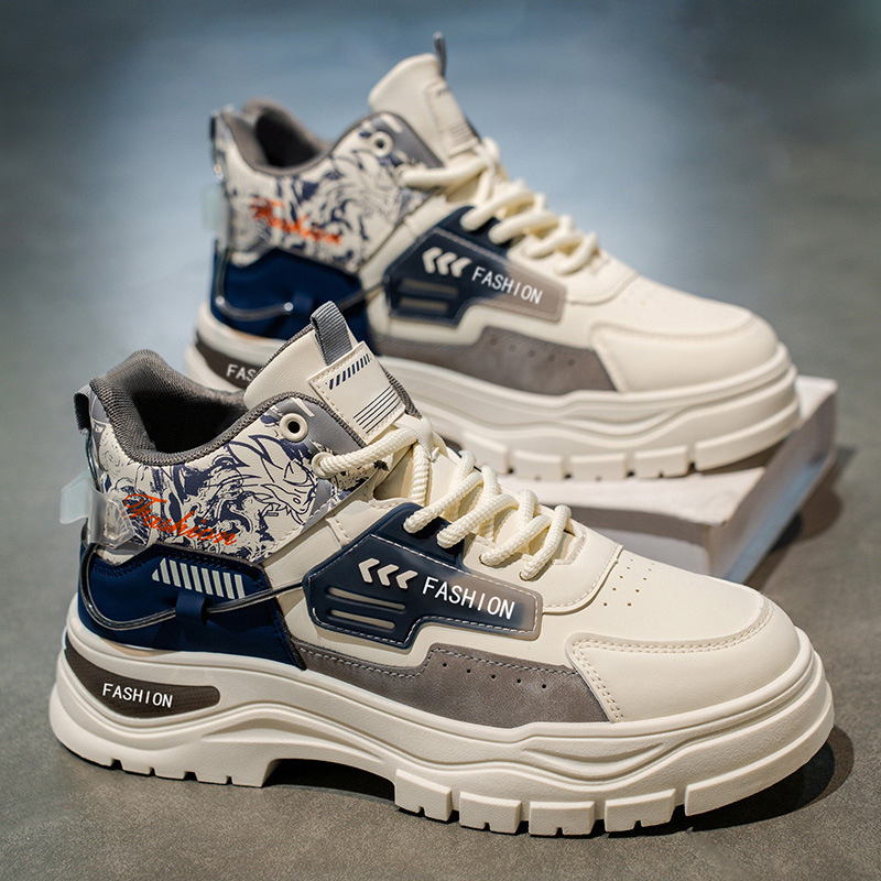 Botas Martin para hombres otoño 2026 nuevo skate de alto nivel transpirable casual versátil hombre de moda zapatos de moda de suela plana