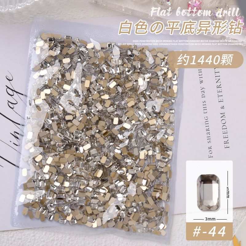 44#긴 팔각형 3*5mm
