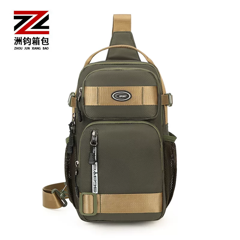 Chest bag, waterproof universal one-shoulder bag, capacious shoulder bag, oxford cloth