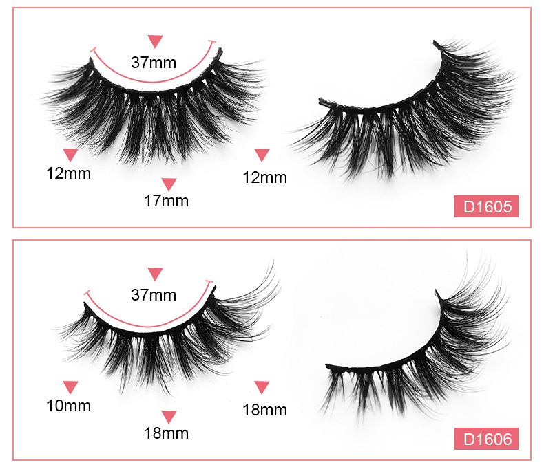 Three-dimensional Natural Thick Thickening Imitation Mink False Eyelashes display picture 4