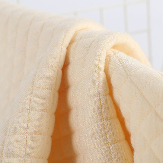 Spot Diamond-Shaped Quilted Polyester Air Layer Fabric Sweatshirt Pillowcase Mattress Cool Silk Cotton Knitted Fabric