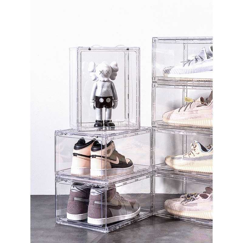 Alex shoe box transparent storage box drawer door -free installation…