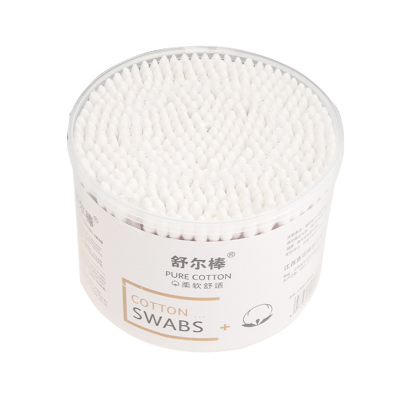 Disposable cotton swabs
