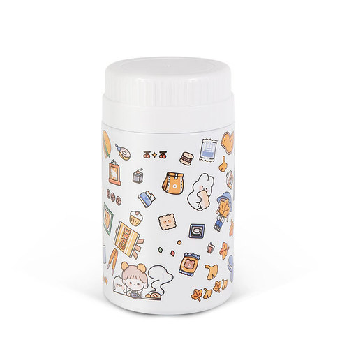 304 Stainless Steel Vacuum Thermal Mug, 24-Hour Insulated Portable Braising Pot, Student Lunch Box & Bento Container, Braising Flask