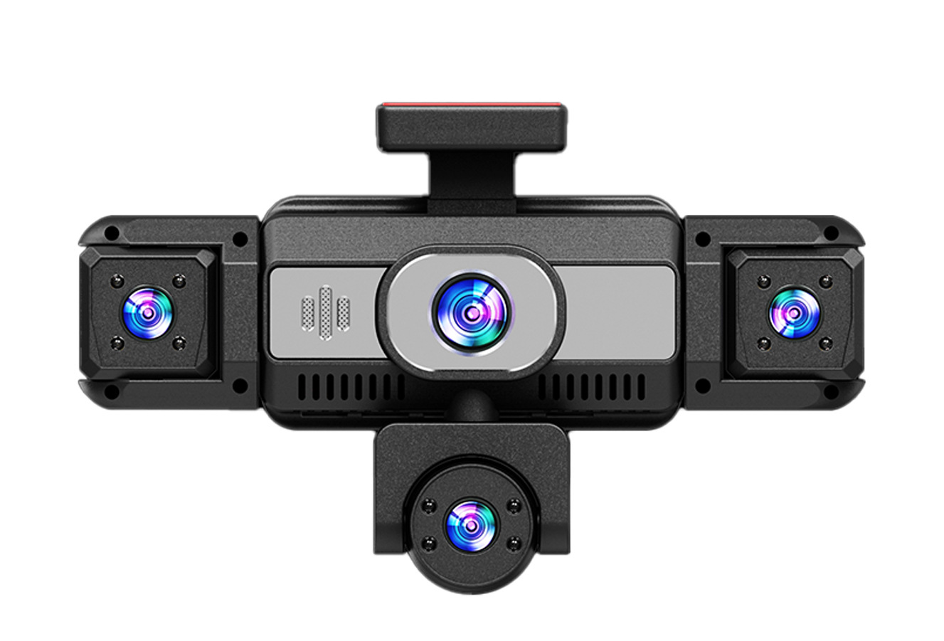 W19-5 lens dash cam, 3.16-inch 1080P HD night vision, five-channel recording, factory-installed camera, 360-degree panoramic view