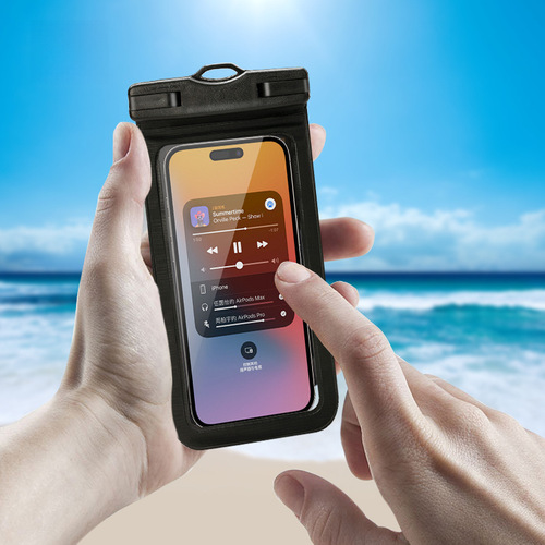 Waterproof mobile phone bag, touch screen sealable diving cover, swimming underwater photo taking, takeaway rider, rainproof rafting mobile phone cover