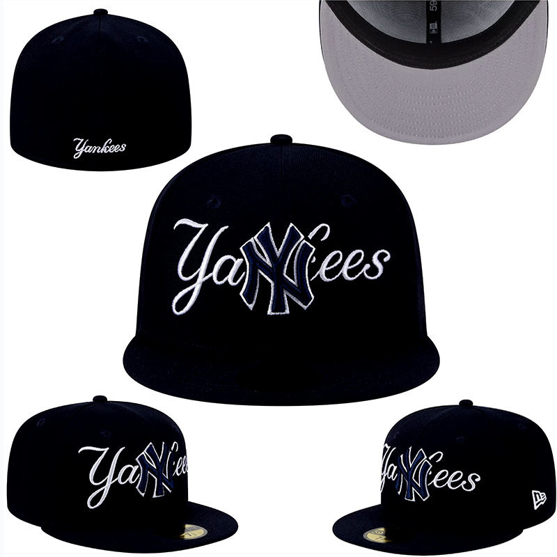 Nueva gorra de béisbol de LA con visera plana, gorra deportiva informal de estilo hip-hop cerrada, gorra de talla moderna de estilo coreano, gorra unisex bordada.