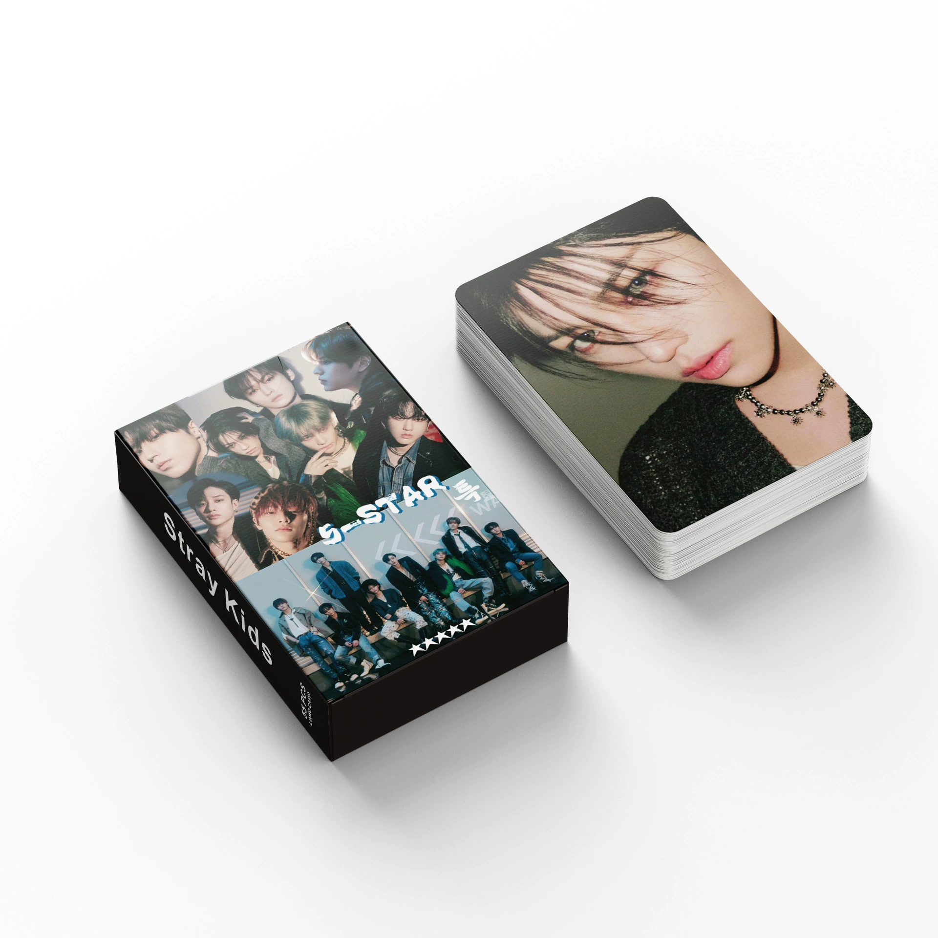 55 фотографий горячих точек на границе сStock STAY Stray Kids маленькая карта 5-звезд KPOP периферия LOMO маленькая карта