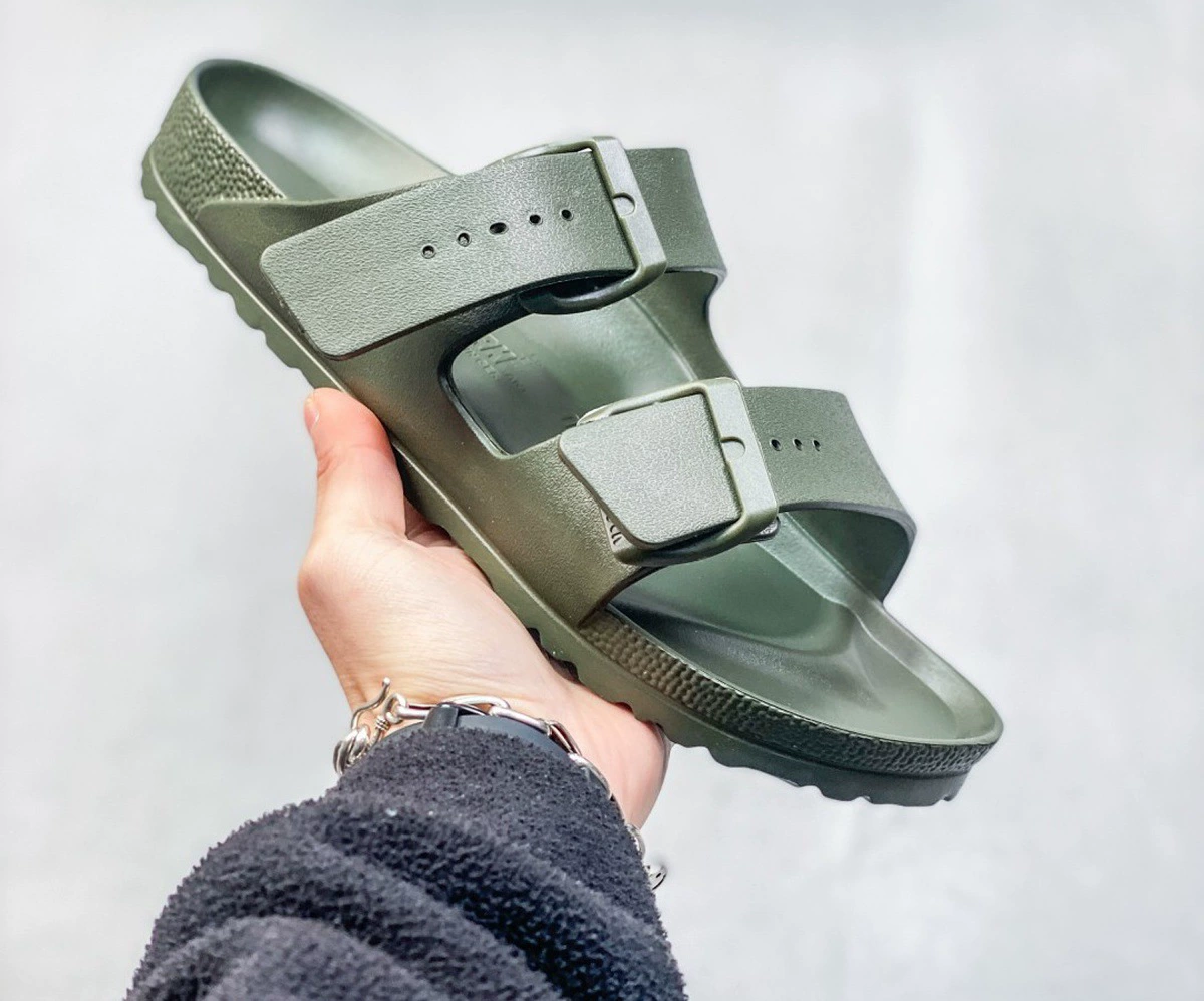 Сандалии Birkenstock из замши для ленивых мужчин BK домашние летние односторонние регулируемые пляжные открытые плоские сандалии для женщин