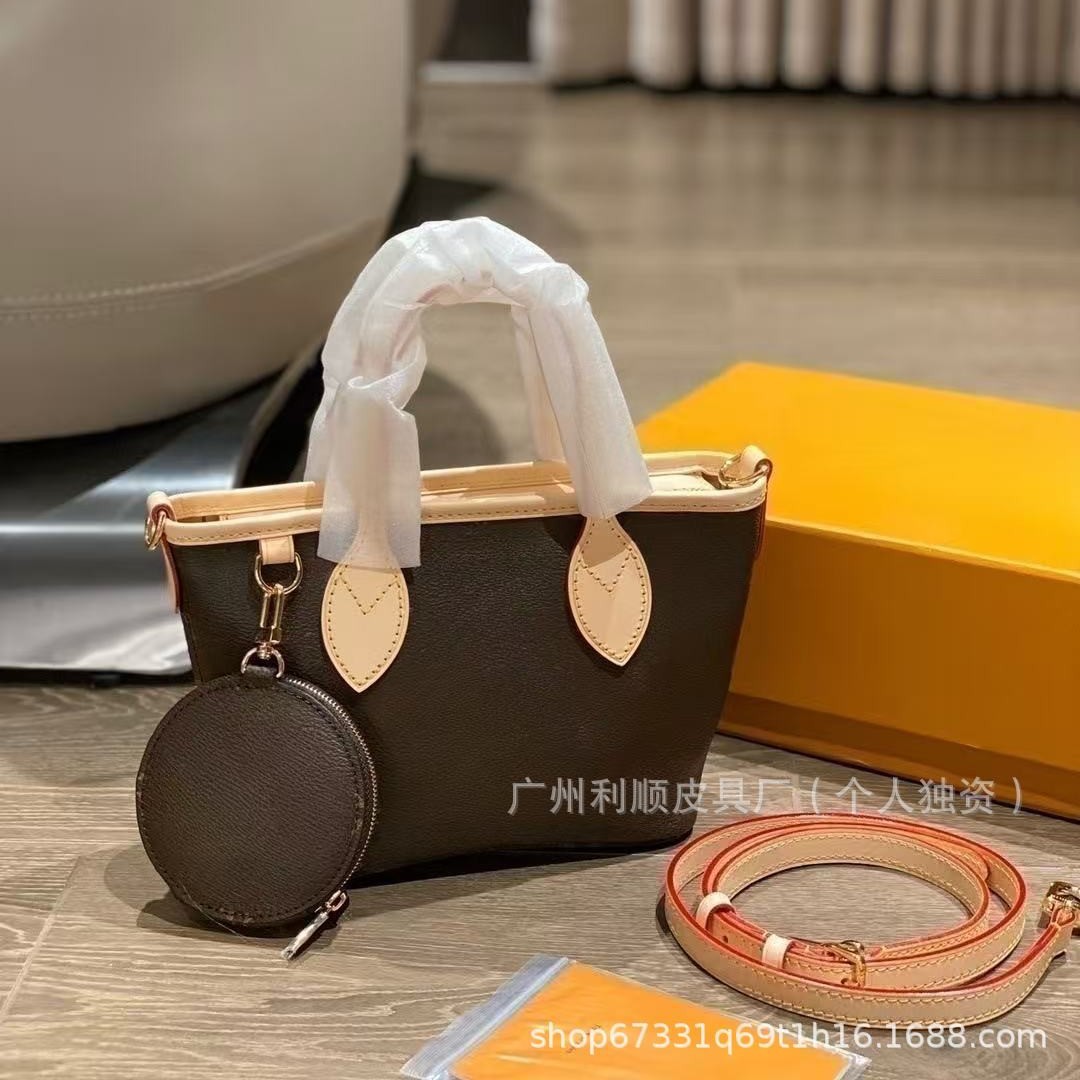 Guangzhou Presbyopic Neverfull Bb Tote Bag Vegetable Basket Mother Shopping Bag Tote Satchel Shoulder Crossbody Women's Bag