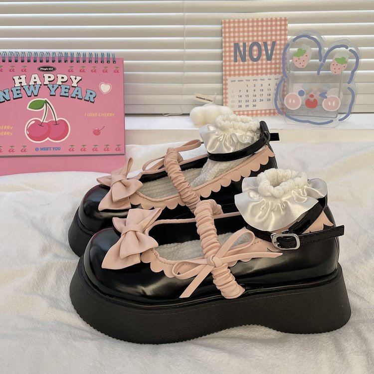 Retro Mary Jane plataforma altura aumento mocasines 2024 nueva moda casual todo partido slip-on Norita zapatos de mujer