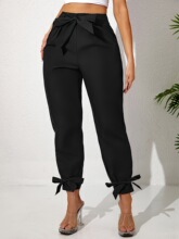 K 60309L Fashion Elegant Slim Fit Pants �r��С�_ѝ