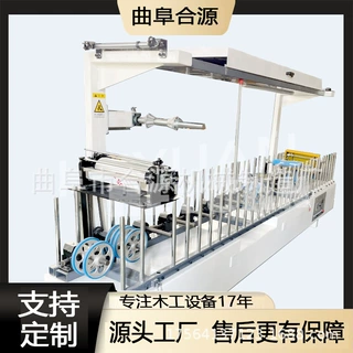 木饰面格栅板包覆机 PUR热胶包覆机 生态木集成墙板包覆机