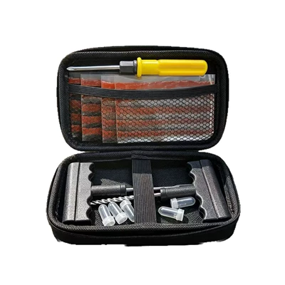 T-Handle Car Tire Repair Tool Set Vacuum Tire Emergency Repair Tool (Repair kit) - 28pcs