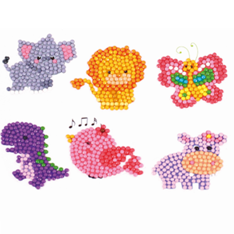 2024 nuevo estilo 5d princesa de dibujos animados pegatinas gratis pintura de diamantes artesanía para niños pegatinas decorativas de bricolaje pegatinas de refrigerador