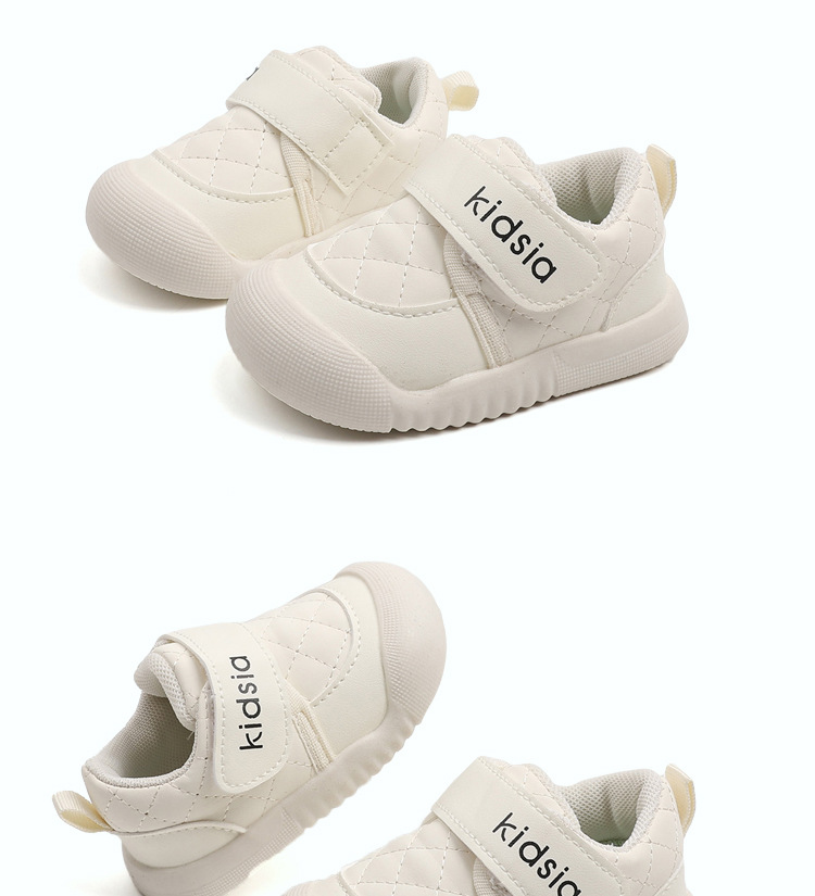 Baby loopschoenen met zachte zool antislip wit voor peuters_voghion.com