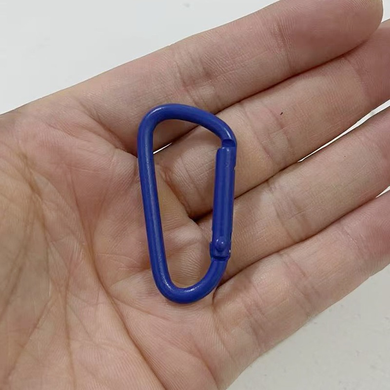 彩色烤漆D字型登山扣合金饰品配件水瓶钥匙diy创意包包快挂弹簧扣|undefined