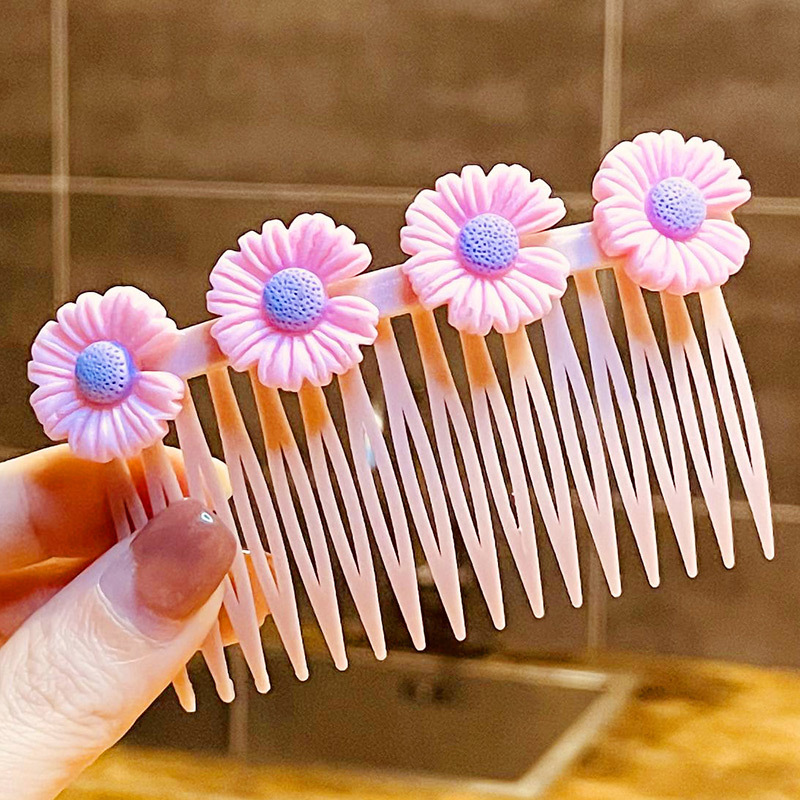2022 nuevo estilo pelo roto artefacto peine para el cabello niños niña insertar peine accesorios para el cabello flequillos de niña acabado tocado de horquilla de verano