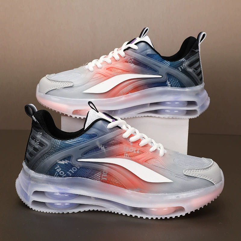 2024 мужская обувь осень новая воздухопроницаемая подушка пара больших размеров повседневная спортивная обувь студенческая беговая обувь