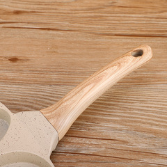 Sun and Moon Stars Household Multi-Function Four-Hole Egg Pan Three-in-One Non-Stick Breakfast Pan Portable Maifanstone Pan