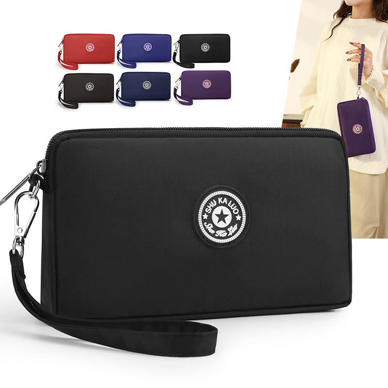 Bolso simple de color sólido, bolso de mano de gran capacidad, bolso de mano largo, bolso de mano pequeño, bolso mayorista, bolso de madres