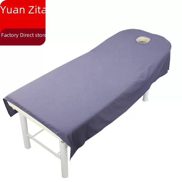 Yuanzitao home textile super soft brushed beauty bed sheet beauty bed plain color bed sheet massage bed sheet can be sent on behalf of wholesale