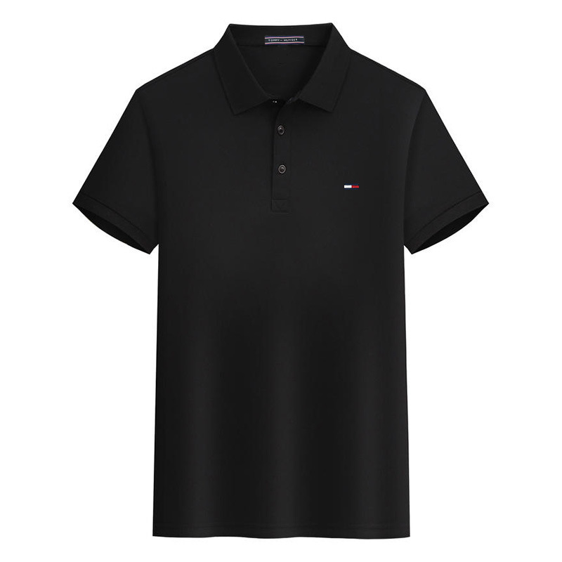 American Summer Foreign Trade Polo Shirt Men's Short-Sleeved T-Shirt with Embroidered Collar Casual Wear Simple Casual American Summer Foreign Trade Polo Shirt Men's Short-Sleeved T-Shirt with Embroidered Collar Casual Wear Simple Casual