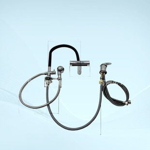 Export Four-In-One Shampoo Bed Nozzle Multi-Functional Shower Beauty Salon Porcelain Basin Shampoo Sink Shower Bracket Accessories