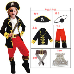 ハロウィーン男の子海賊パーティー衣装コスプレ子供男の子海賊コスプレ衣装演技服