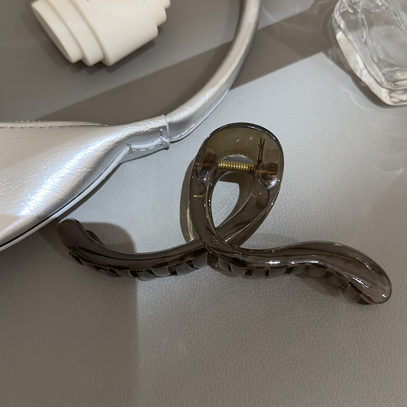 Franču haizivs klips Dienvidkorejas želejas krāsas roktura klipsis vienkāršs, universāls Ikdienas liela izmēra ārējais apģērbs sejas mazgāšanas muguras galvas klips_voghion.com