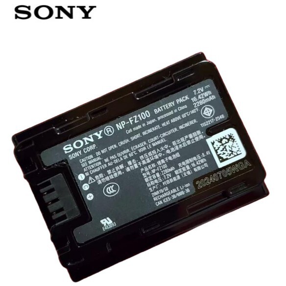 In Stock, Suitable for Sony Np-Fz100 Original Battery Fx3 A7C2 A7S3A7R5 A7M3 A7M4 A7M5