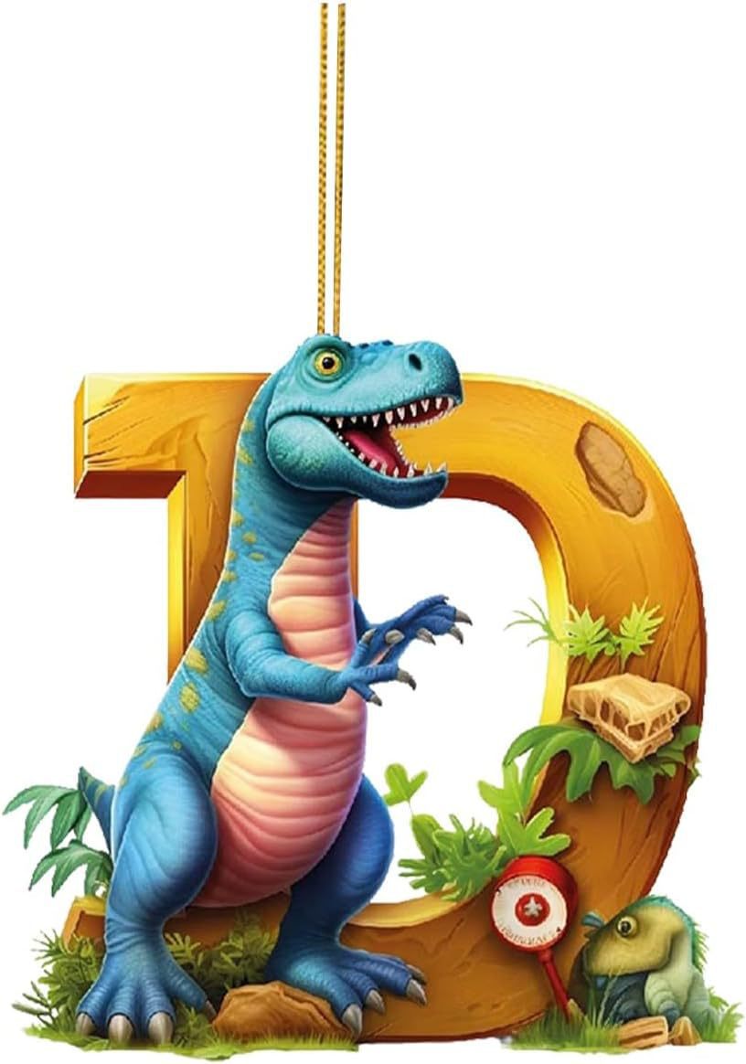 Dinosaurio 26 letras inglesas deformación de números deformación de juguetes de dinosaurio ABCD