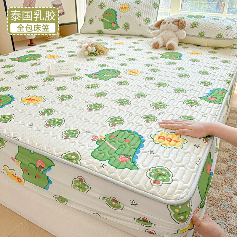 Летний ледяной шелковый латексный коврик, простыня, цельный чехол для кровати, защита для матраса Simmons, новинка 2025 года, покрывало для кровати