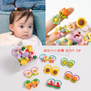 儿童编发圈皮筋头绳宝宝女童发饰发圈不伤发小号弹性好迷你可爱