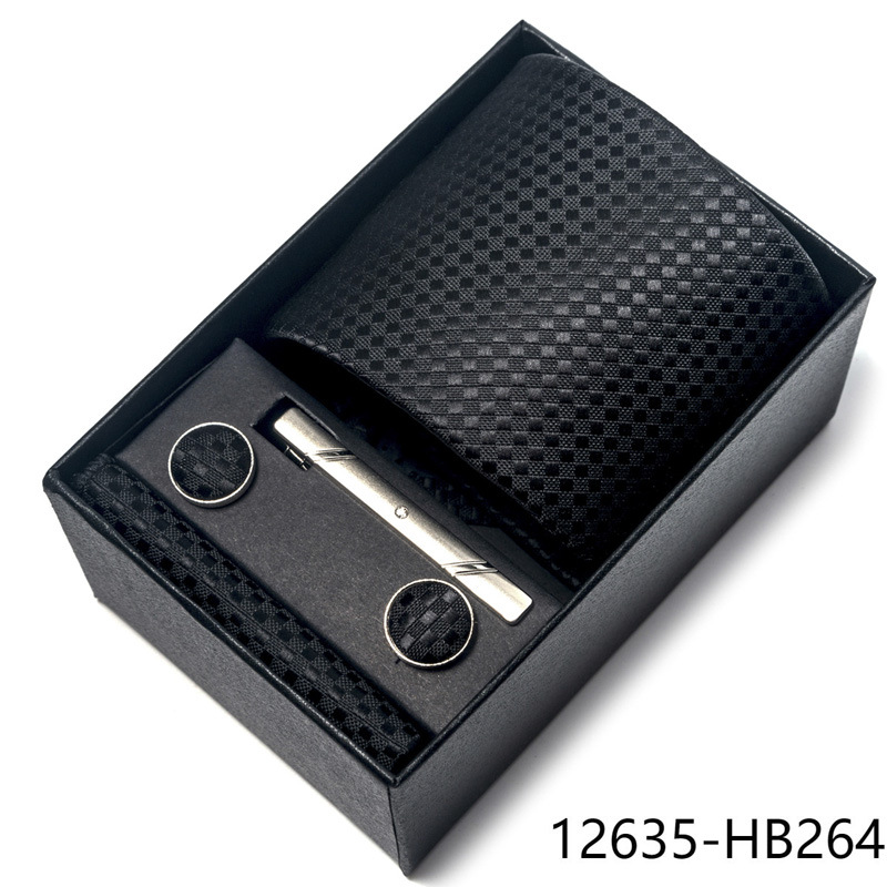 Coffret cadeau de couleur nette pour hommes, 1200 aiguilles, ensemble de robe d'affaires de groupe, cravate de mariage, usine_voghion.com